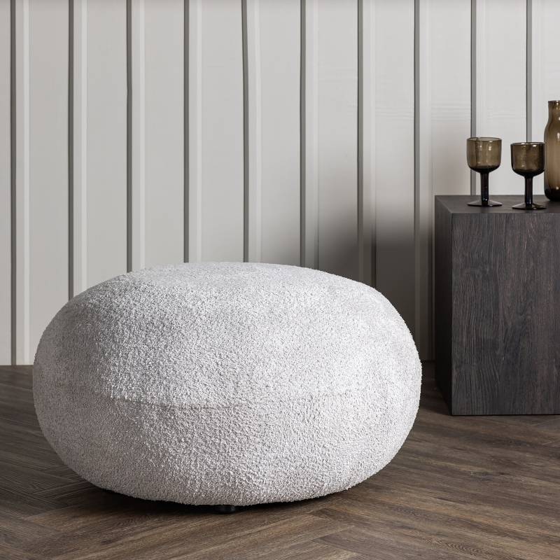 home24 Pouf Bologna 74 x 40 x 74cm Grau home24 Pouf Bologna 74 x 40 x 74cm Grau von home24