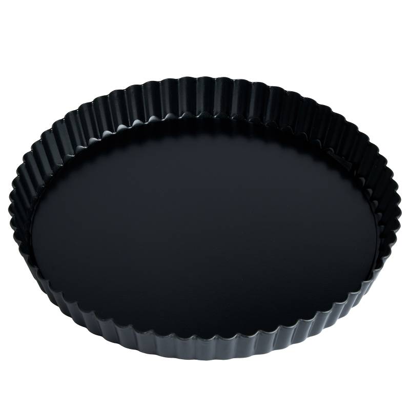 home24 Quiche-Backform A LA TARTE 24 x 3 x 24cm Schwarz von home24