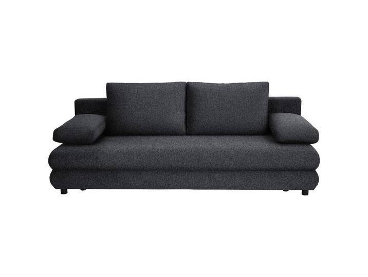 home24 SCHLAFSOFA Taras, Dunkelgrau, 2-Sitzer, Füllung: Schaumstoff, 197x77x81 cm, Stoffauswahl, Wohnzimmer, Sofas & Couches, Schlafsofas, Schlafsofas von home24