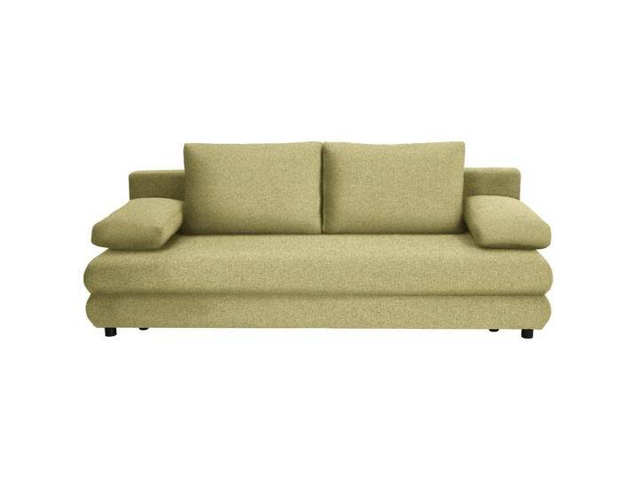 home24 SCHLAFSOFA Taras, Grün, 2-Sitzer, Füllung: Schaumstoff, 197x77x81 cm, Stoffauswahl, Wohnzimmer, Sofas & Couches, Schlafsofas, Schlafsofas mit von home24