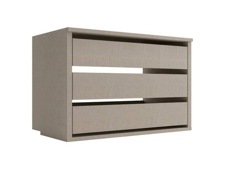 home24 SCHUBKASTENEINSATZ, Taupe, 3 Schubladen, 88x64x50 cm, Blauer Engel, Made in Germany, Goldenes M, Schlafzimmer, Kleiderschränke, Schrankzubehör von home24