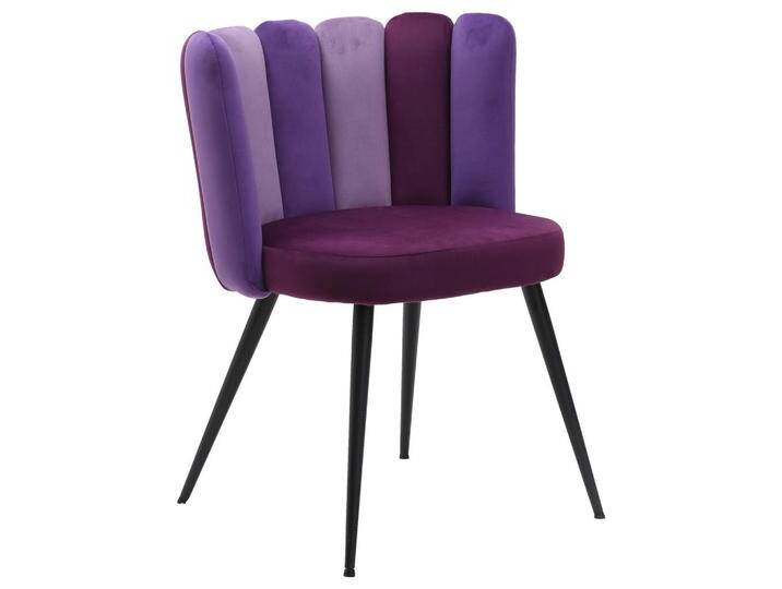 home24 STUHL, Lila, Metall, Rundrohr, 58.5x79x55.5 cm, Stühle von home24