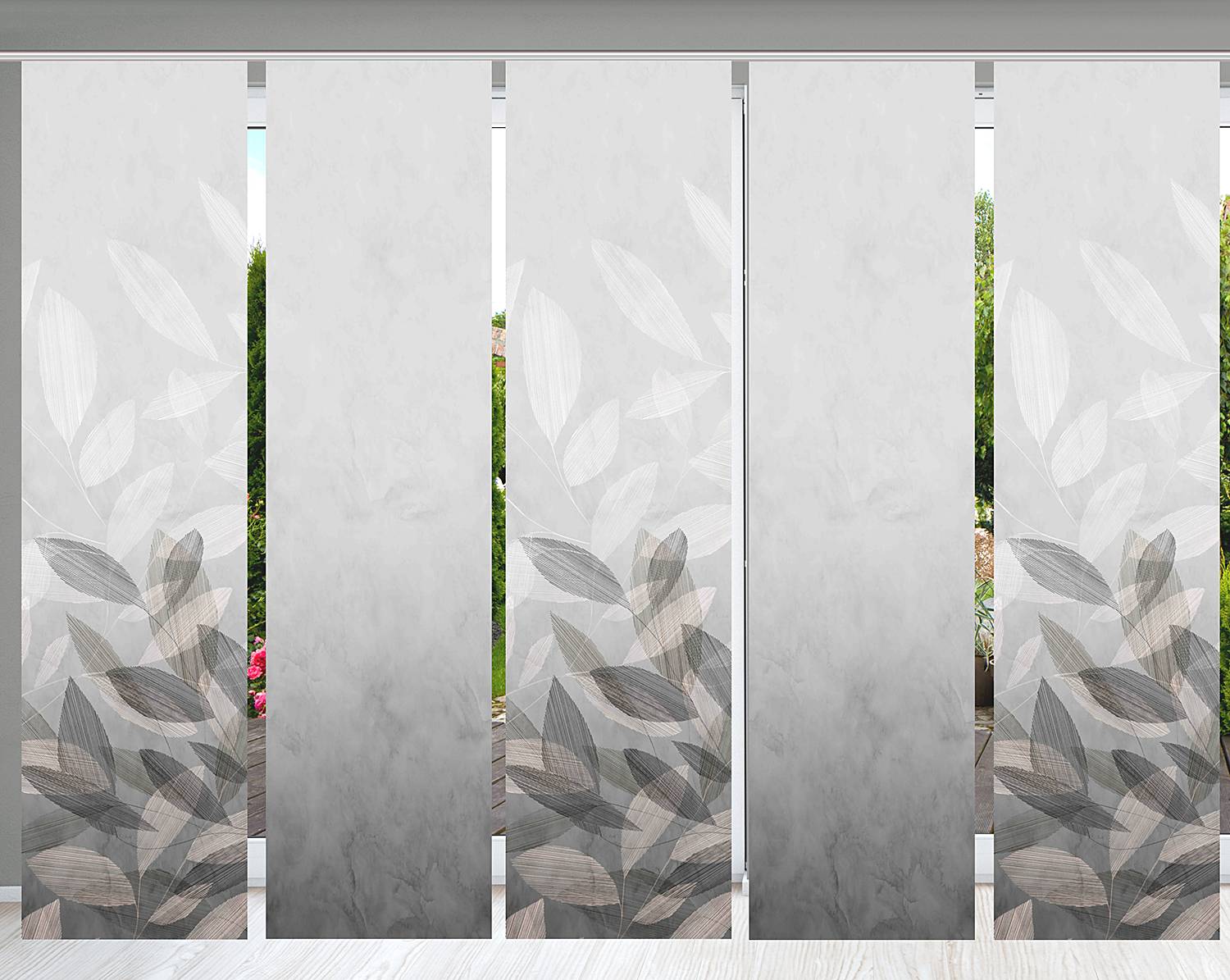 home24 Schiebevorhang Abbe 60 x 245cm Grau/Grau 5er Set home24 Schiebevorhang Abbe 60 x 245cm Grau/Grau 5er Set von home24