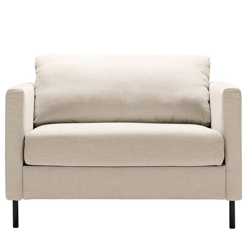 home24 Schlafsessel HERBO Beige Flachgewebe Noara 122 x 88 x 99cm von home24