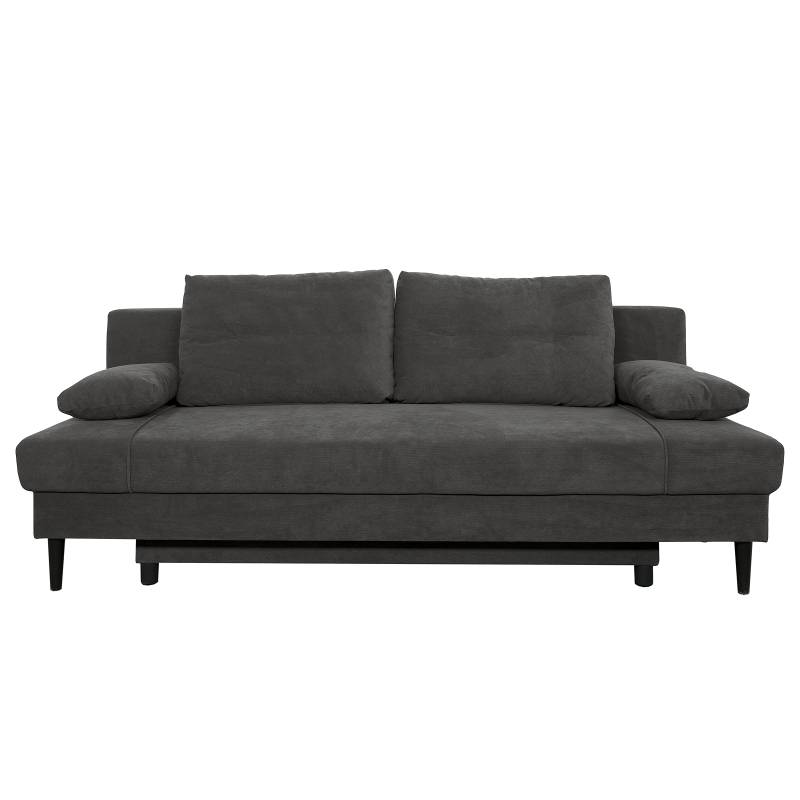 home24 Schlafsofa mit Bettkasten Grau Strukturstoff Premila 199 x 88 x 88cm Modern home24 Schlafsofa mit Bettkasten Grau Strukturstoff Premila 199 x 88 x 88cm Modern von home24