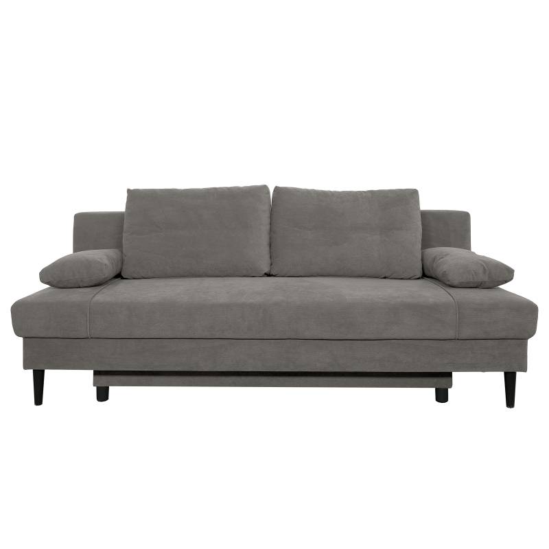 home24 Schlafsofa mit Bettkasten Grau Strukturstoff Premila 199 x 88 x 88cm Modern home24 Schlafsofa mit Bettkasten Grau Strukturstoff Premila 199 x 88 x 88cm Modern von home24