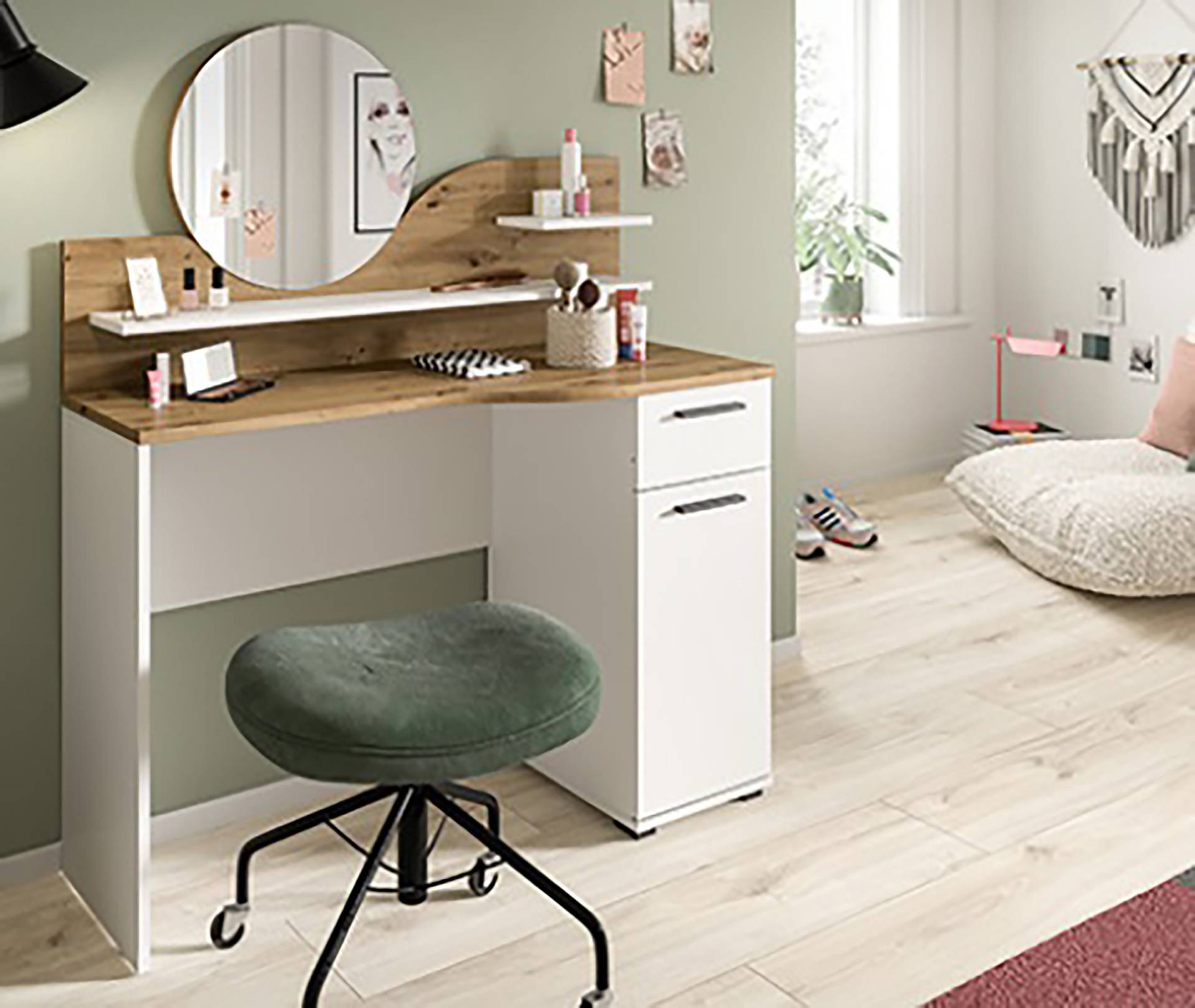 home24 Schminktisch Zaverech 110 x 135 x 46cm Weiß home24 Schminktisch Zaverech 110 x 135 x 46cm Weiß von home24