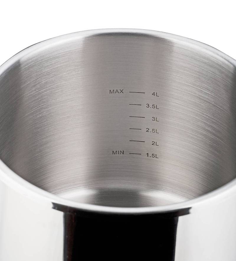 home24 Schnellkochtopf 2-teilig 43 x 33 x 31cm Silber von home24