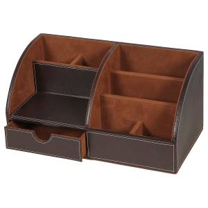 home24 Schreibtischorganisierer London Typ C 29 x 14 x 15cm Braun home24 Schreibtischorganisierer London Typ C 29 x 14 x 15cm Braun von home24