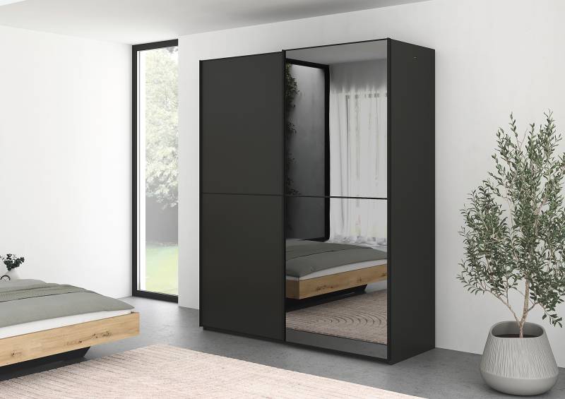 home24 Schwebetürenschrank Lagaro 201cm Schwarz/Graphit Classic Schwarz home24 Schwebetürenschrank Lagaro 201cm Schwarz/Graphit Classic Schwarz von home24