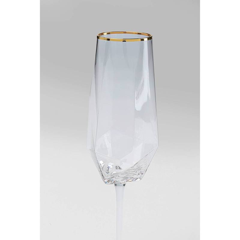 home24 Sektglas Gold Rim 4er-Set 8 x 28 x 8cm Durchsichtig home24 Sektglas Gold Rim 4er-Set 8 x 28 x 8cm Durchsichtig von home24