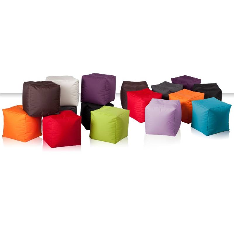 home24 Sitzwürfel Scuba Cube 40 x 40 x 40cm Orange von home24