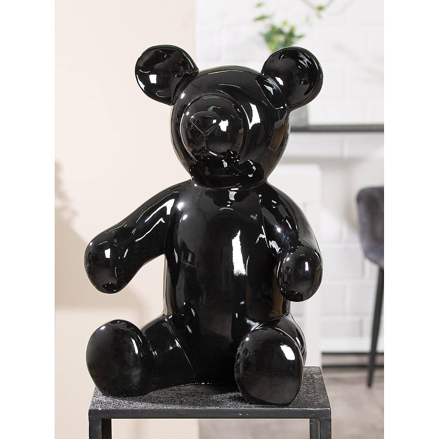 home24 Skulptur Bär 32 x 45 x 25cm Schwarz/Schwarz home24 Skulptur Bär 32 x 45 x 25cm Schwarz/Schwarz von home24