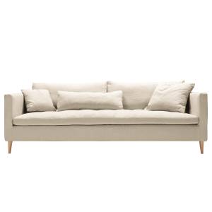 home24 3-Sitzer Sofa Beige Flachgewebe Calea 270cm Modern home24 3-Sitzer Sofa Beige Flachgewebe Calea 270cm Modern von home24