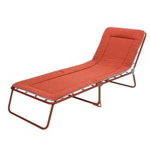 home24 Sonnenliege Aberto Polyester/Baumwollstoff Orange/Orange 60 x 23 x 180cm home24 Sonnenliege Aberto Polyester/Baumwollstoff Orange/Orange 60 x 23 x 180cm von home24