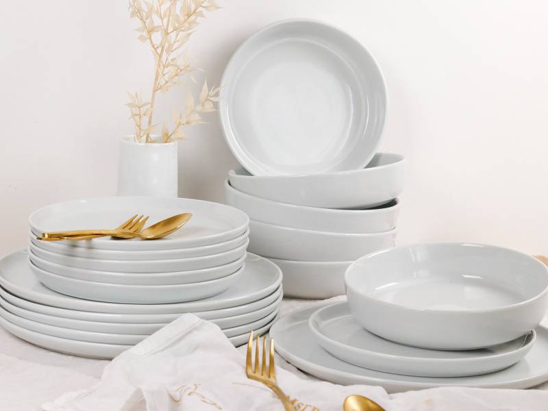 home24 Speiseteller Navina 18-teilig 38 x 31 x 52cm Weiß/Weiß home24 Speiseteller Navina 18-teilig 38 x 31 x 52cm Weiß/Weiß von home24