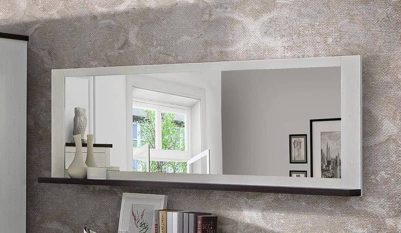 home24 Spiegel 180 x 68 x 16cm Grau/Weiß Spanplatte, foliert 180 x 68 x 16cm von home24