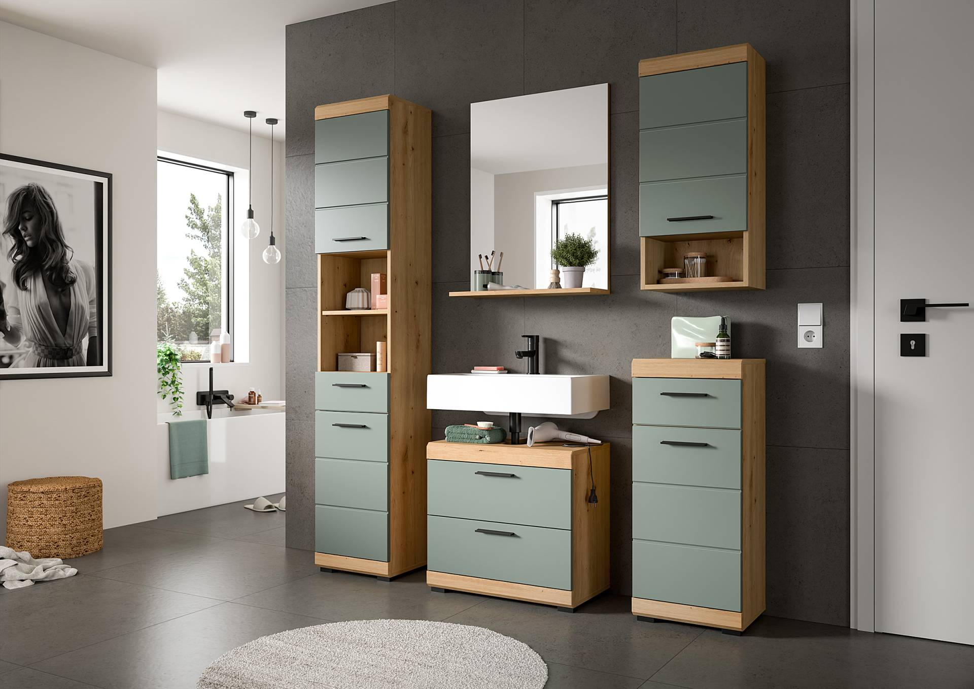 home24 Spiegel 60 x 79 x 18cm Holz/Eiche Artisan Dekor Spanplatte, beschichtet 60 x 79 x 18cm home24 Spiegel 60 x 79 x 18cm Holz/Eiche Artisan Dekor Spanplatte, beschichtet 60 x 79 x 18cm von home24