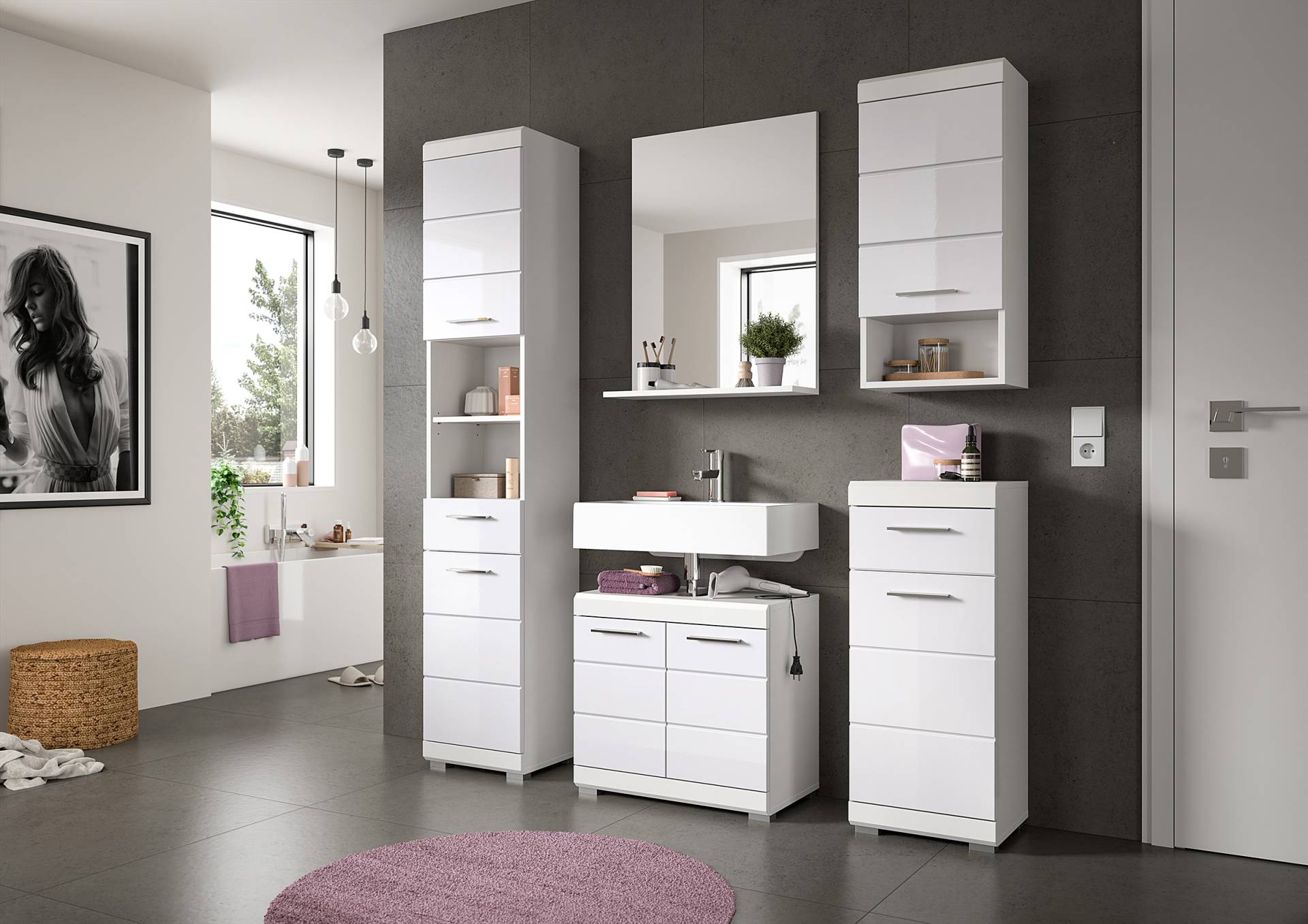 home24 Spiegel 60 x 79 x 18cm Weiß/Weiß Spanplatte, beschichtet 60 x 79 x 18cm home24 Spiegel 60 x 79 x 18cm Weiß/Weiß Spanplatte, beschichtet 60 x 79 x 18cm von home24