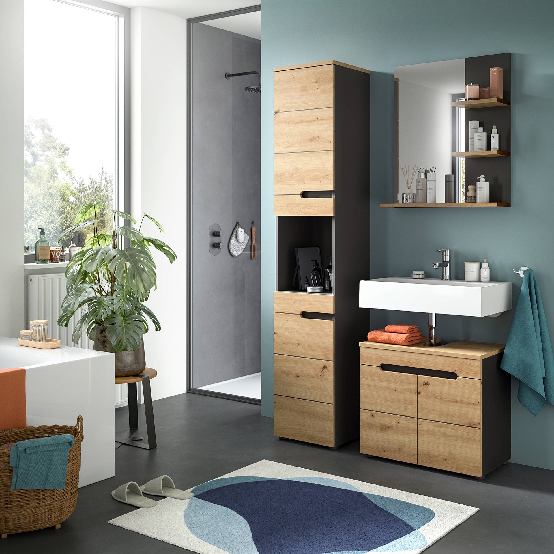 home24 Spiegel 63 x 73 x 16cm Holz/Grau Spanplatte, beschichtet 63 x 73 x 16cm home24 Spiegel 63 x 73 x 16cm Holz/Grau Spanplatte, beschichtet 63 x 73 x 16cm von home24