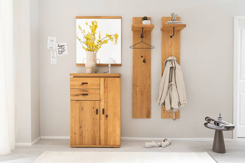 home24 Spiegel 75 x 82 x 3cm Braun/Wildeiche Spanplatte, furniert 75 x 82 x 3cm von home24