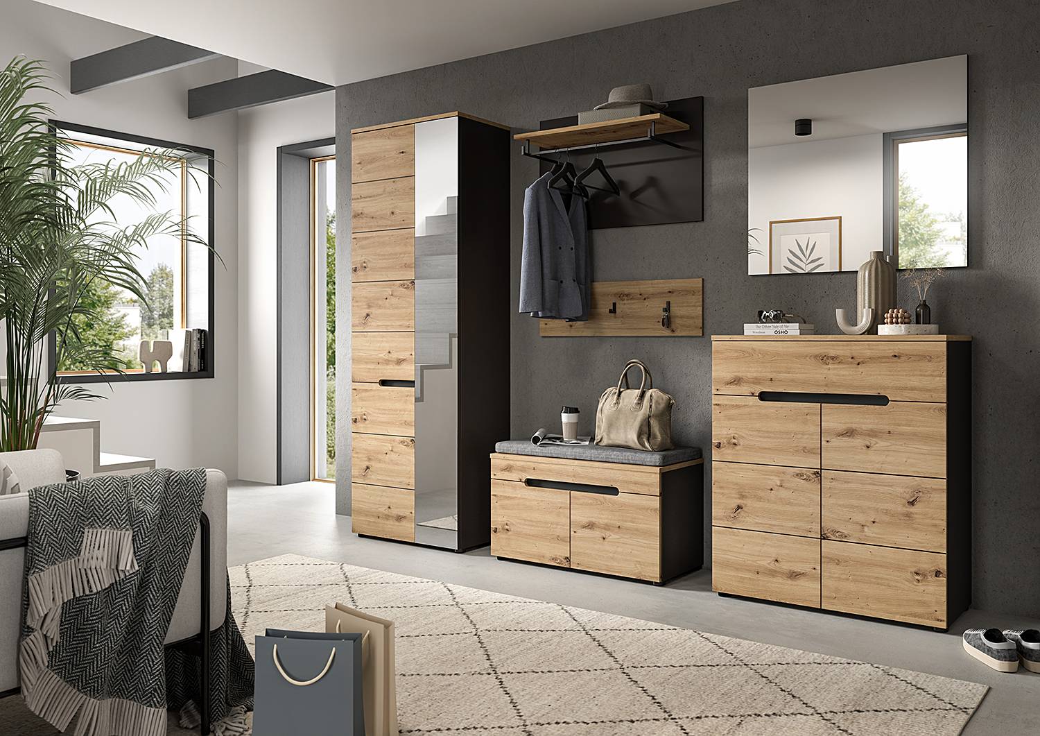 home24 Spiegel 80 x 73 x 2cm Braun/Grau Spanplatte, beschichtet 80 x 73 x 2cm home24 Spiegel 80 x 73 x 2cm Braun/Grau Spanplatte, beschichtet 80 x 73 x 2cm von home24