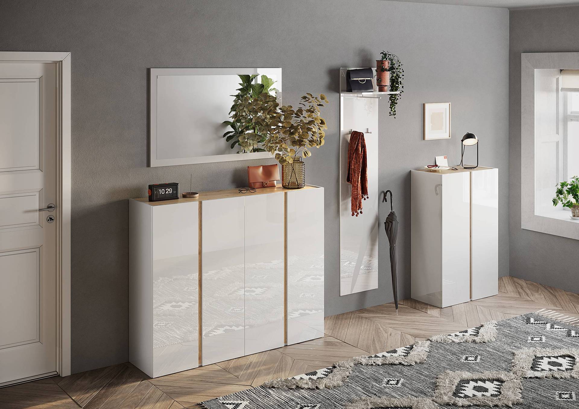 home24 Spiegel Cogley 68 x 110 x 2cm Weiß Spanplatte, lackiert 68 x 110 x 2cm home24 Spiegel Cogley 68 x 110 x 2cm Weiß Spanplatte, lackiert 68 x 110 x 2cm von home24
