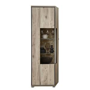 home24 Standvitrine 60 x 205 x 40cm Braun von home24