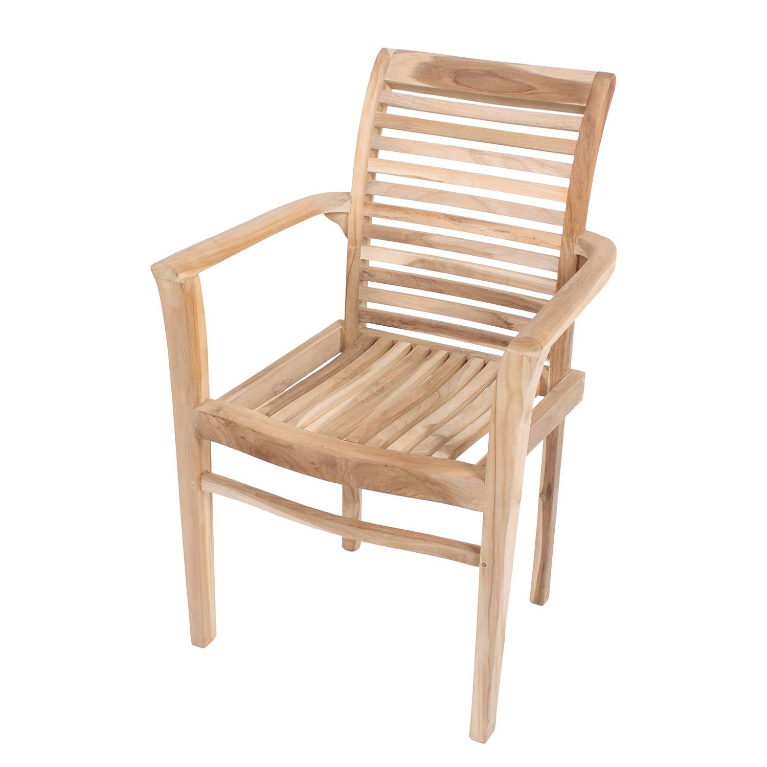 home24 Stapelstuhl Java 2er-Set Teakholz, naturbelassen Braun 65 x 95 x 60cm home24 Stapelstuhl Java 2er-Set Teakholz, naturbelassen Braun 65 x 95 x 60cm von home24