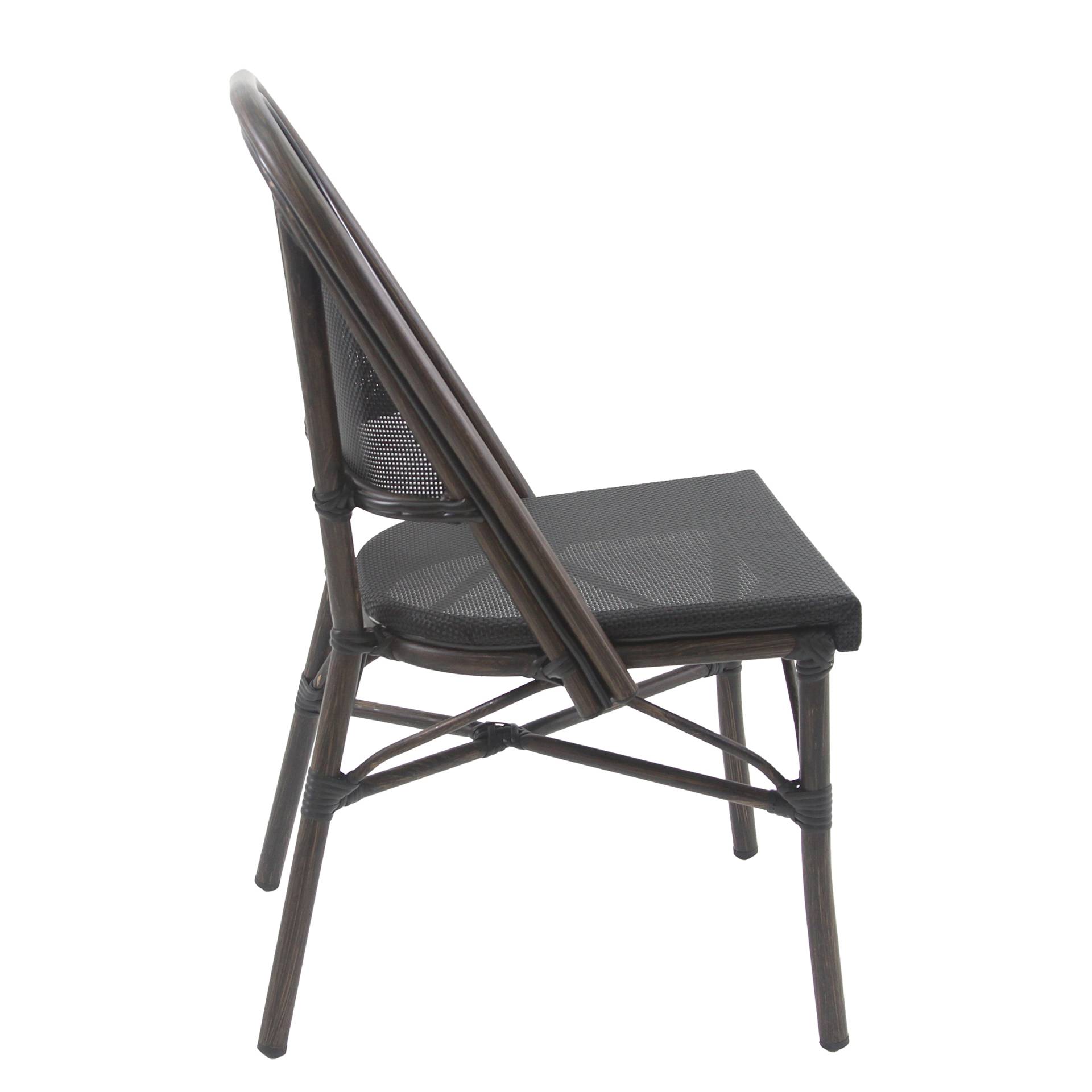 home24 Stapelstuhl Lardin Bezug: Textil Gestell: Aluminium, pulverbeschichtet Braun/Beige 47 x 90 x 57cm home24 Stapelstuhl Lardin Bezug: Textil Gestell: Aluminium, pulverbeschichtet Braun/Beige 47 x 90 x 57cm von home24