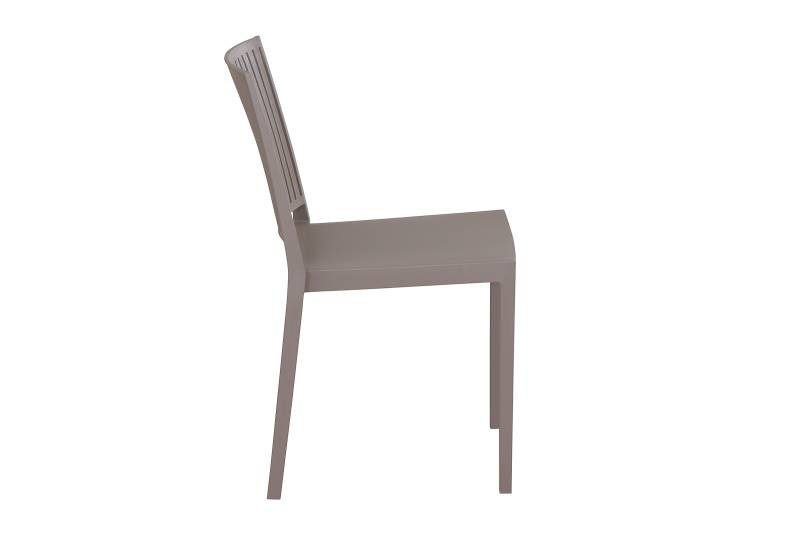 home24 Stappelstuhl 2er-Set Polypropylen, glasfaserverstärkt Braun/Braun 46 x 80 x 56cm von home24
