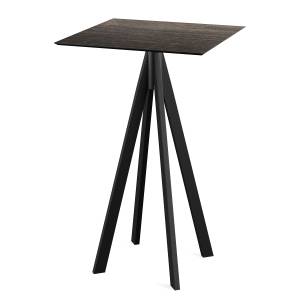 home24 Stehtisch Idomi rechteckig A Tischplatte: Holzverbundplatte, melaminbeschichtet Gestell: Edelstahl, pulverbeschichtet 70 x 70 x 109cm von home24