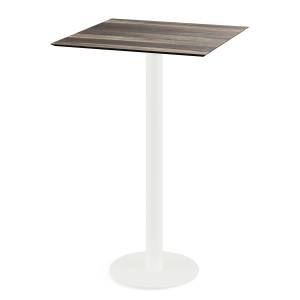 home24 Stehtisch Idomi rechteckig C Tischplatte: Holzverbundplatte, melaminbeschichtet Gestell: Edelstahl, pulverbeschichtet 70 x 109 x 70cm von home24