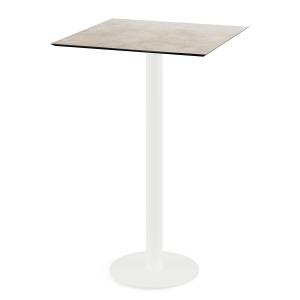 home24 Stehtisch Idomi rechteckig C Tischplatte: Holzverbundplatte, melaminbeschichtet Gestell: Edelstahl, pulverbeschichtet 70 x 109 x 70cm von home24