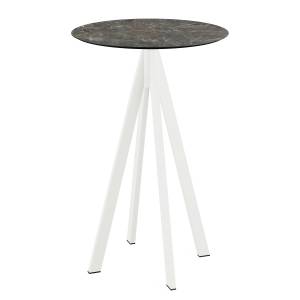 home24 Stehtisch Idomi rund A Tischplatte: Holzverbundplatte, melaminbeschichtet Gestell: Edelstahl, pulverbeschichtet Ø 70cm Multicolor/Marmor Grau home24 Stehtisch Idomi rund A Tischplatte: Holzverbundplatte, melaminbeschichtet Gestell: Edelstahl, pulverbeschichtet Ø 70cm Multicolor/Marmor Grau von home24