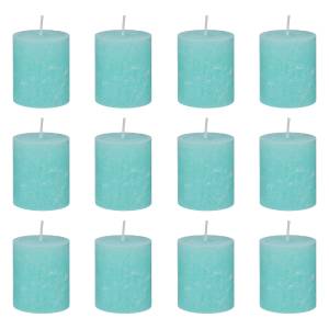 home24 Stumpenkerze 12er-Set 68 x 8 x 68cm von home24