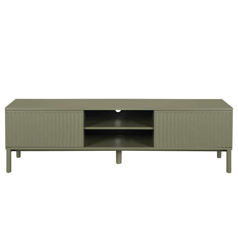 home24 TV-Lowboard Front & Korpus: MDF Mitteldichte Holzfaserplatte , lackiert Gestell: Massivholz Buche, lackiert Grün/Olivgrün 180 x 55 x 40cm home24 TV-Lowboard Front & Korpus: MDF Mitteldichte Holzfaserplatte , lackiert Gestell: Massivholz Buche, lackiert Grün/Olivgrün 180 x 55 x 40cm von home24