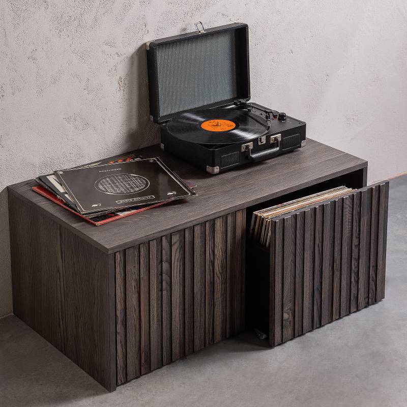 home24 TV-Lowboard Massivholz Esche, lackiert Braun/Esche Dunkel 88 x 40 x 50cm home24 TV-Lowboard Massivholz Esche, lackiert Braun/Esche Dunkel 88 x 40 x 50cm von home24