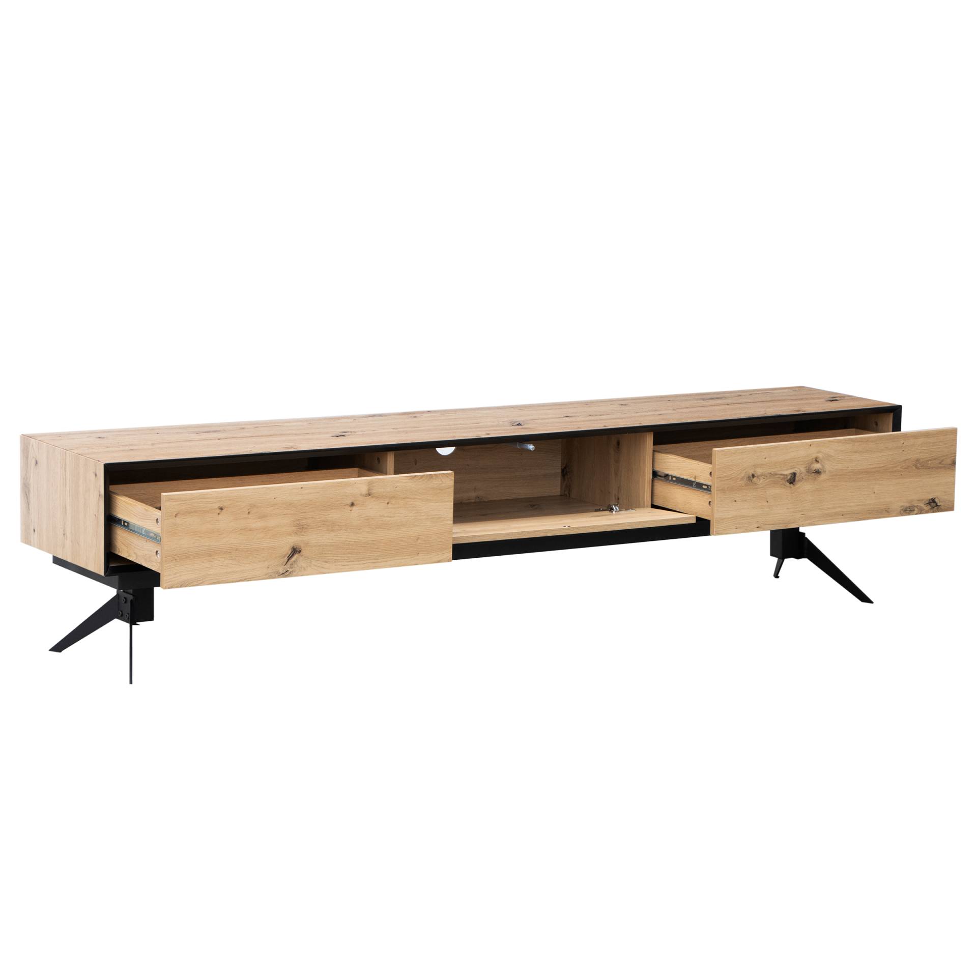 home24 TV-Lowboard Wampee Front & Korpus: MDF Mitteldichte Holzfaserplatte , foliert Gestell: Metall, pulverbeschichtet Braun 200 x 46 x 40cm home24 TV-Lowboard Wampee Front & Korpus: MDF Mitteldichte Holzfaserplatte , foliert Gestell: Metall, pulverbeschichtet Braun 200 x 46 x 40cm von home24
