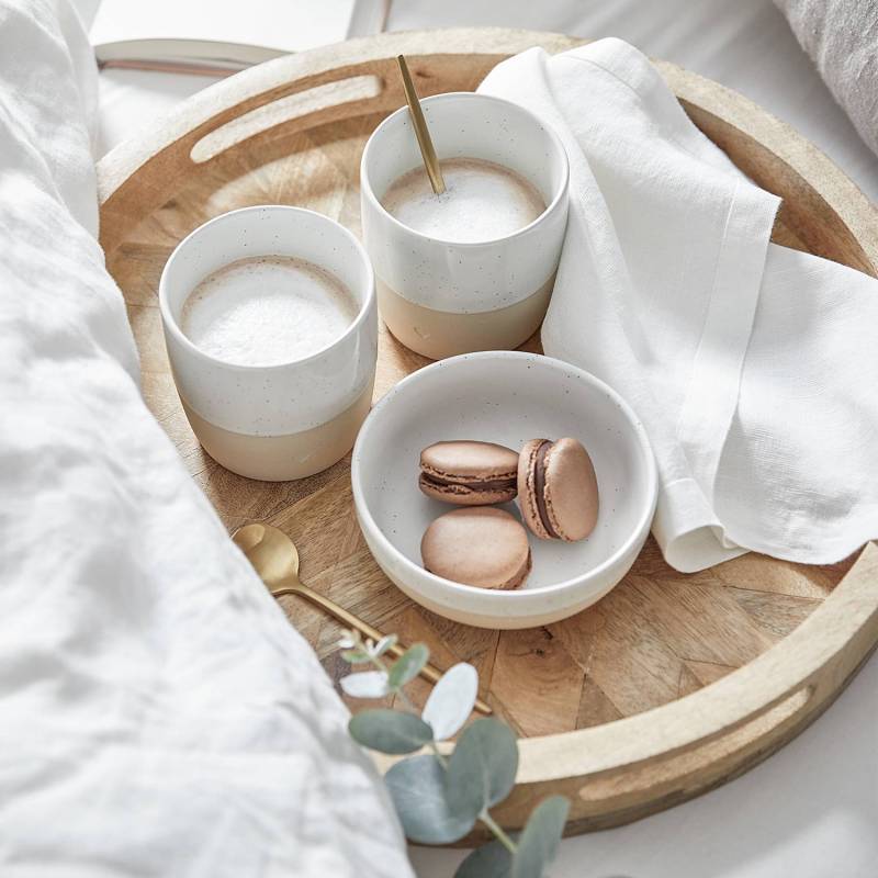 home24 Tablett Ø 40cm Braun/Braun home24 Tablett Ø 40cm Braun/Braun von home24