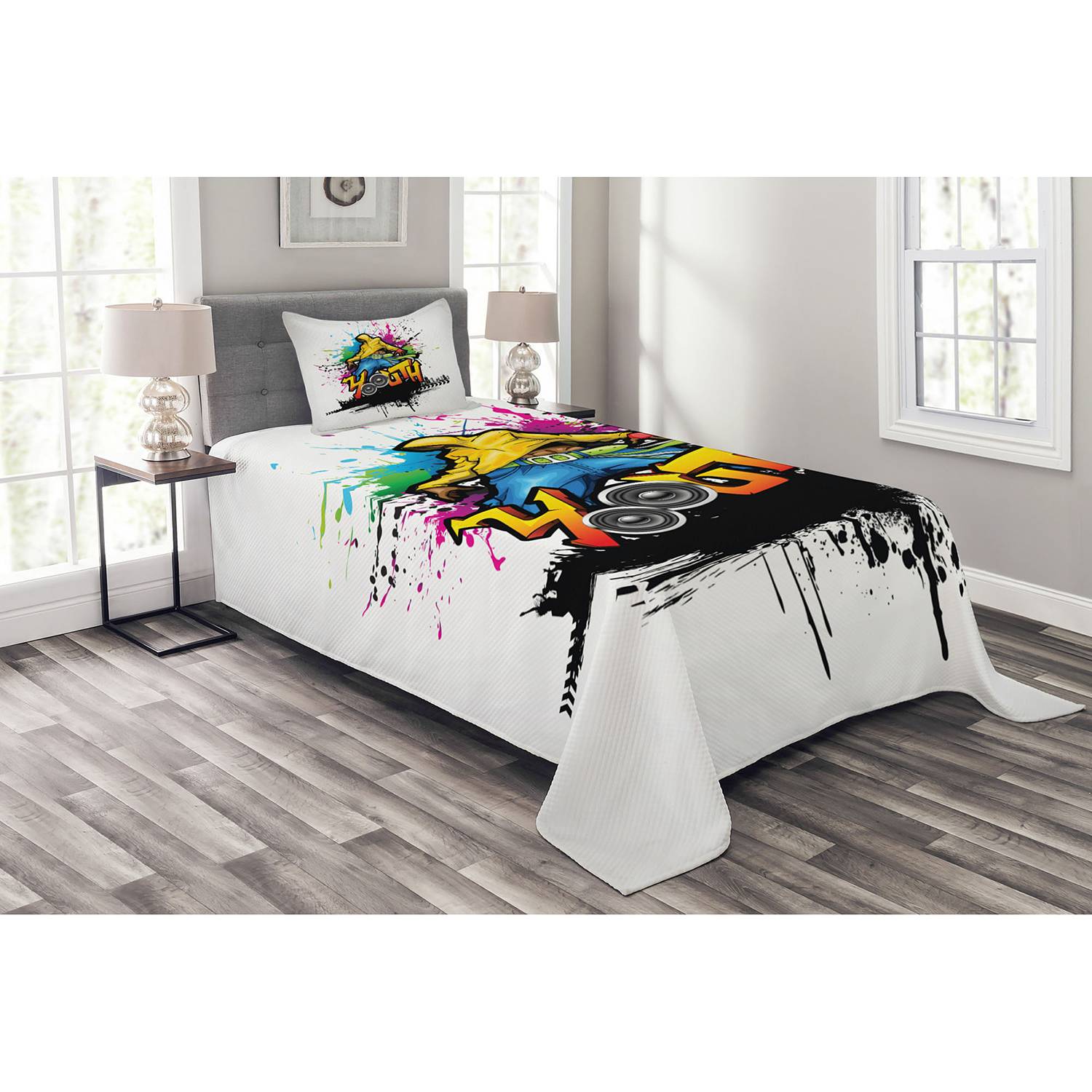 home24 Tagesdecken-Set Hip Hop Kultur 170 x 220cm Multicolor Webstoff home24 Tagesdecken-Set Hip Hop Kultur 170 x 220cm Multicolor Webstoff von home24