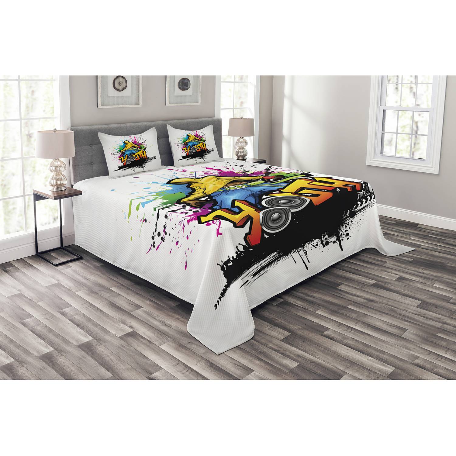 home24 Tagesdecken-Set Hip Hop Kultur 220 x 220cm Multicolor Webstoff home24 Tagesdecken-Set Hip Hop Kultur 220 x 220cm Multicolor Webstoff von home24