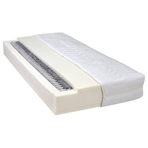 home24 Taschenfederkernmatratze Etev 140 x 200cm Polyester Weiß von home24