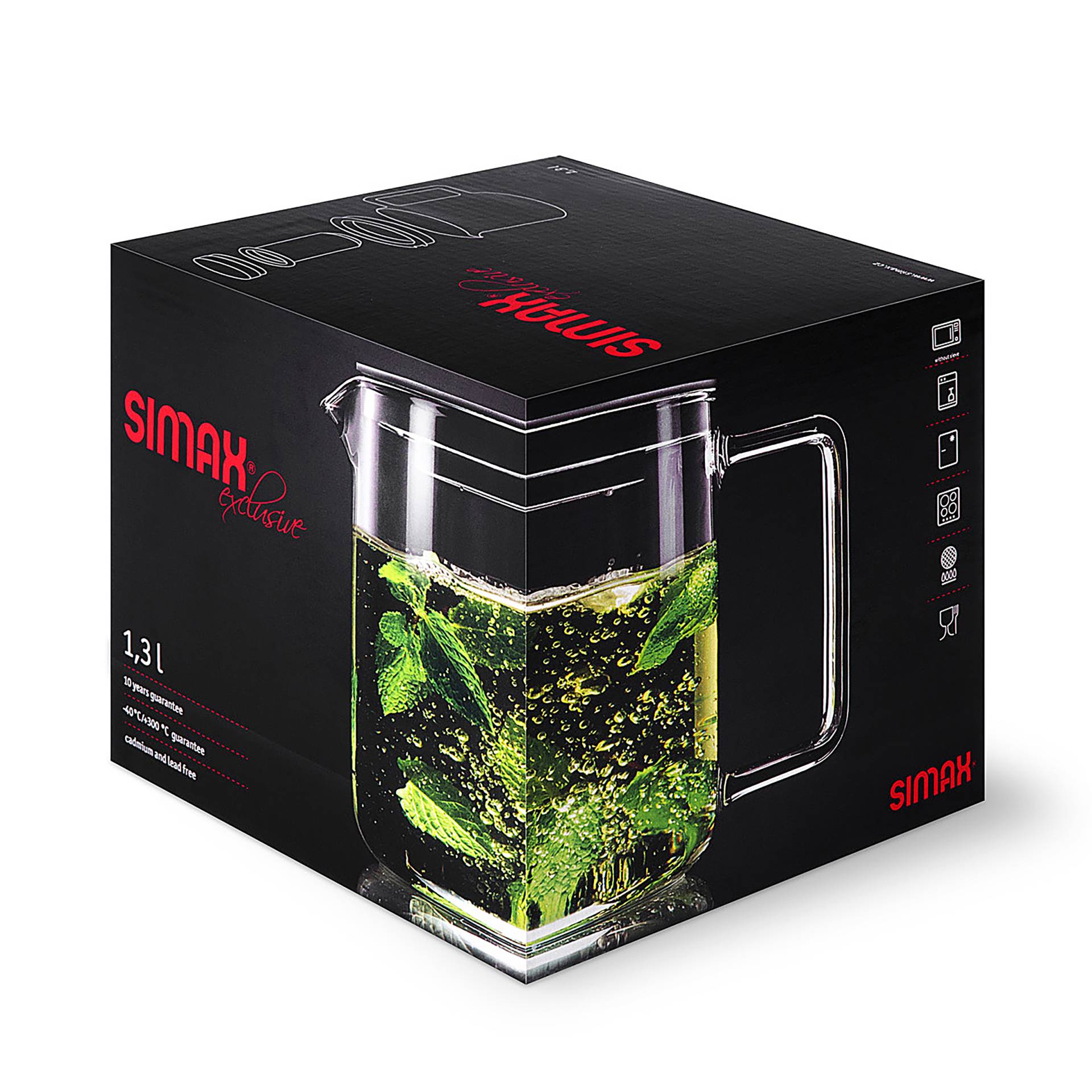 home24 Teekanne Jugwa 16 x 15 x 17cm Durchsichtig/Durchscheinend von home24