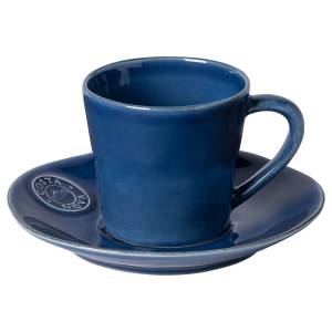 home24 Teetasse 11 x 8 x 8cm Blau/Dunkelblau von home24