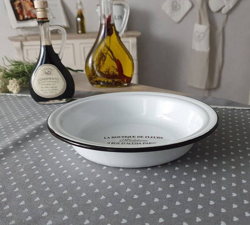 home24 Teller De Fleur tief 18 x 3 x 18cm Weiß von home24