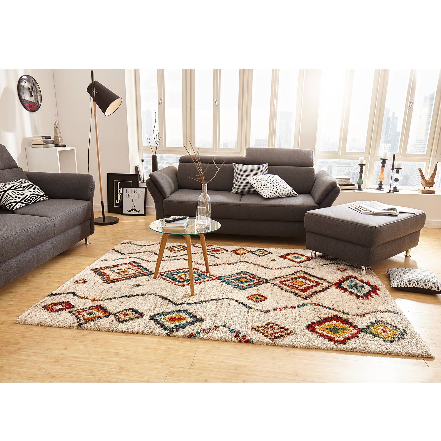 home24 Teppich Geometric 160 x 230 cm Beige/Beige home24 Teppich Geometric 160 x 230 cm Beige/Beige von home24