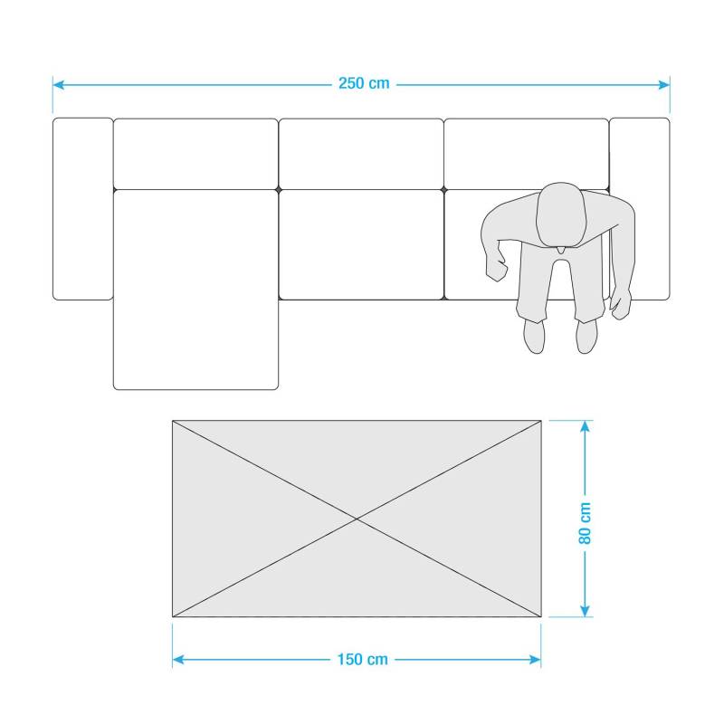 home24 Teppich Samoa I 80 x 2 x 150cm Braun von home24