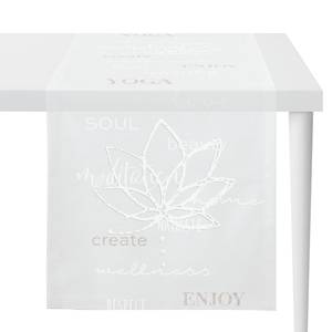 home24 Tischläufer Enjoy 48 x 140 x 0cm Weiß/Creme von home24