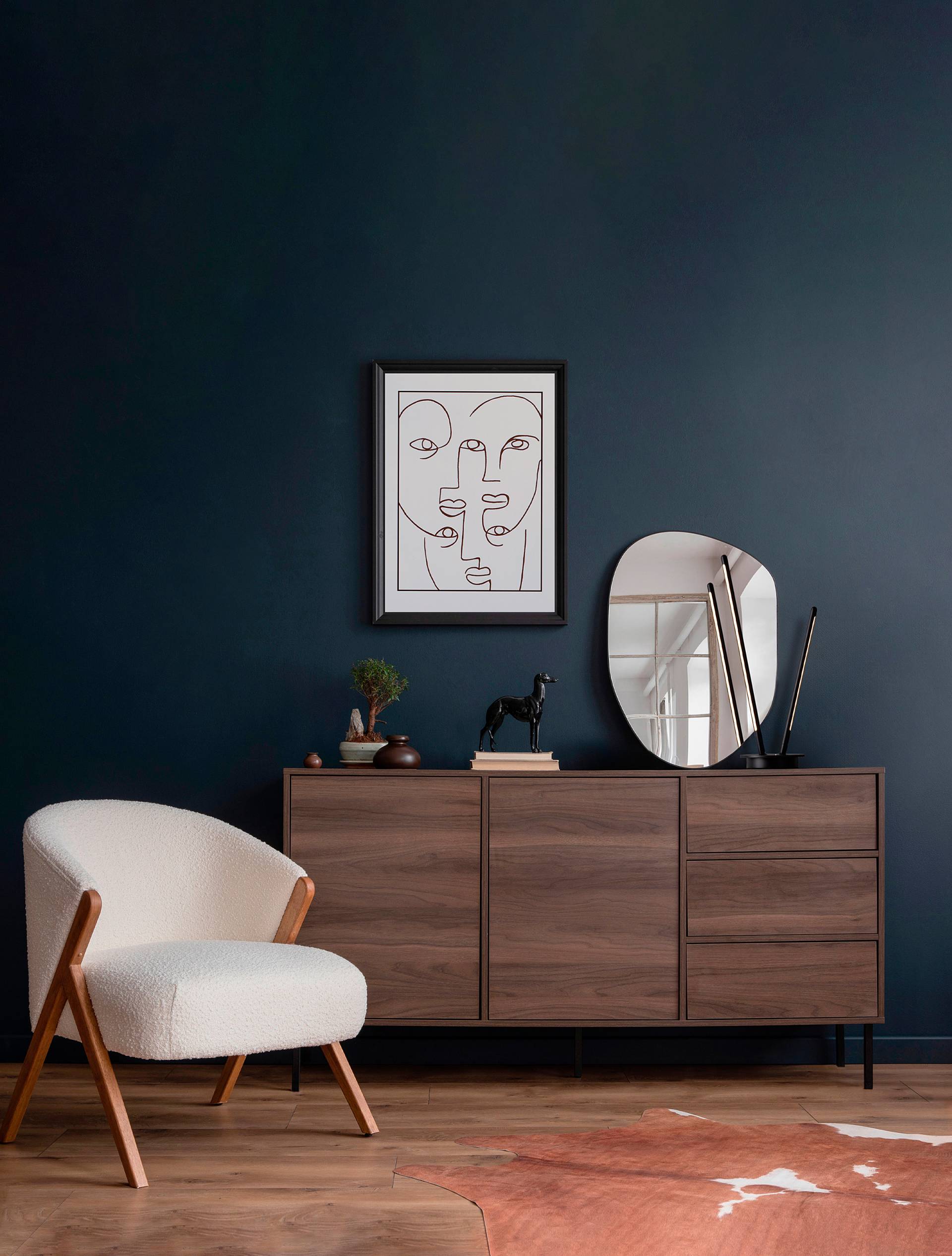 home24 Tischleuchte Intec Ø 15cm Schwarz/Schwarz Kunststoffart: Acrylglas Material: Metall, Kunststoff Metallart: Aluminium Oberfläche Metall: von home24